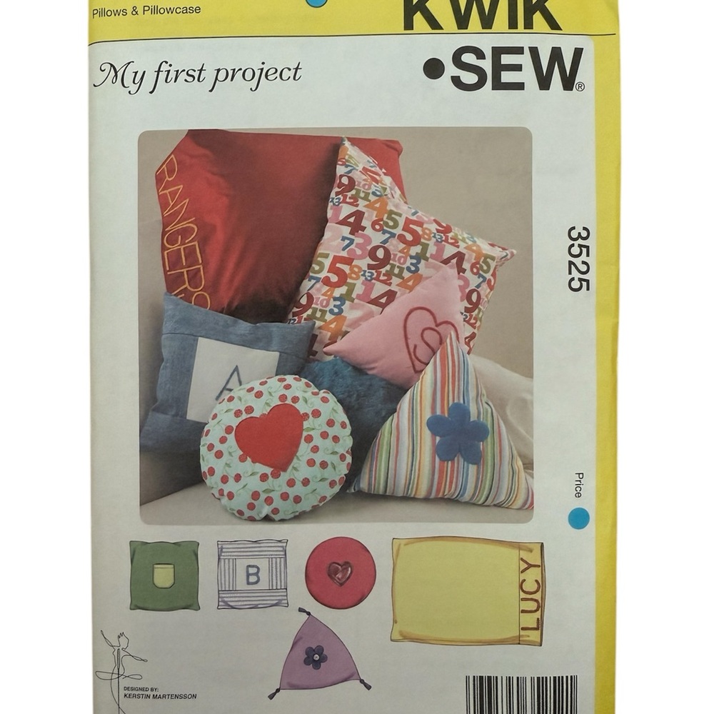 Kwik Sew Pillow and Pillowcase Pattern